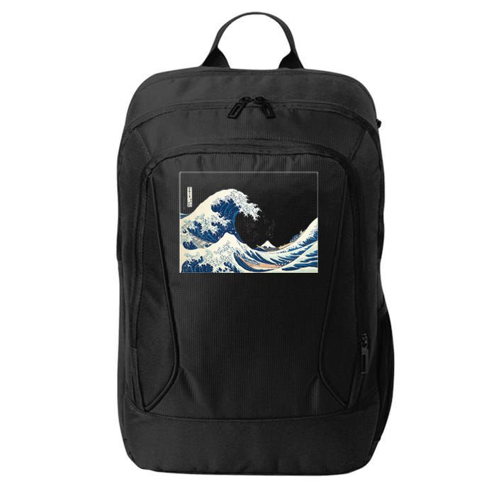 Great Wave  Great Wave Off Kanagawa Japanese Art City Backpack