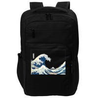 Great Wave  Great Wave Off Kanagawa Japanese Art Impact Tech Backpack