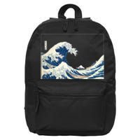 Great Wave  Great Wave Off Kanagawa Japanese Art 16 in Basic Backpack