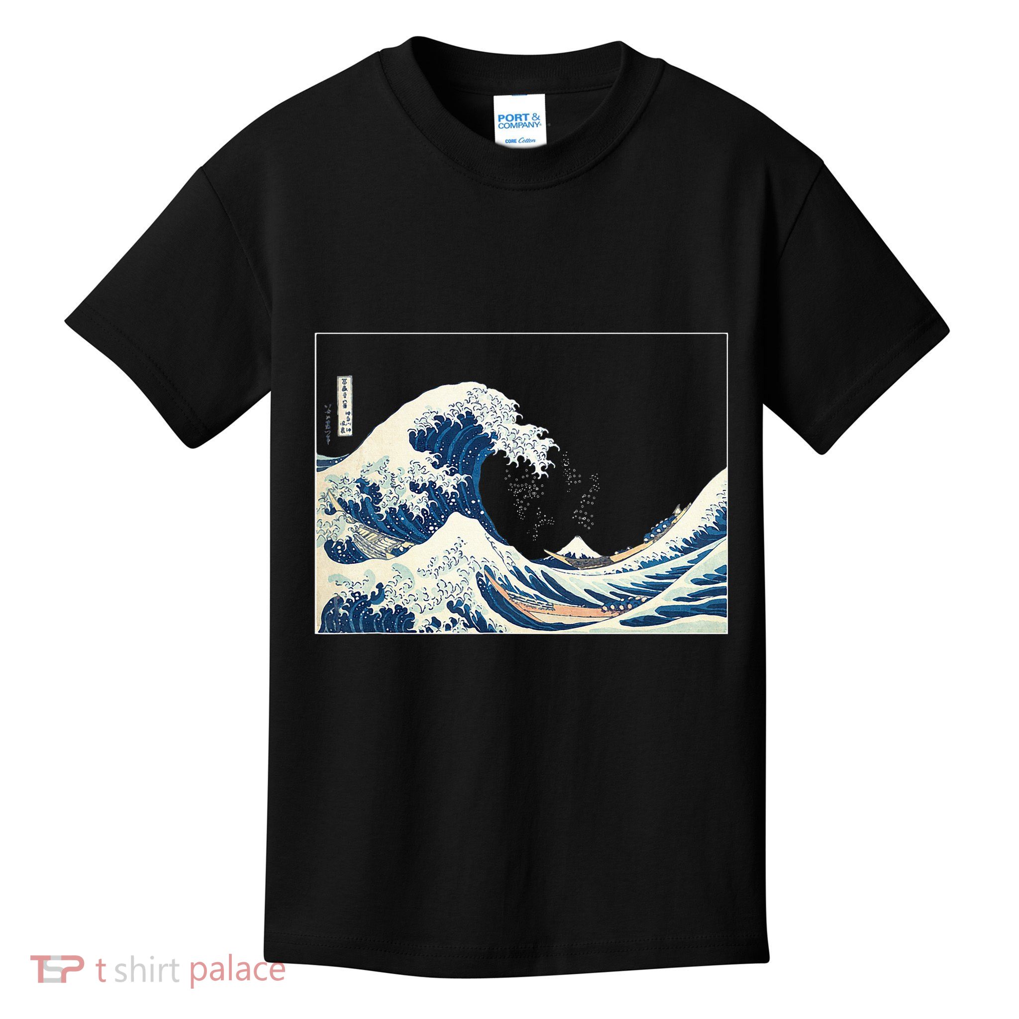 Great Wave  Great Wave Off Kanagawa Japanese Art Kids T-Shirt