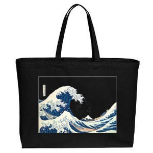 Great Wave  Great Wave Off Kanagawa Japanese Art Cotton Canvas Jumbo Tote