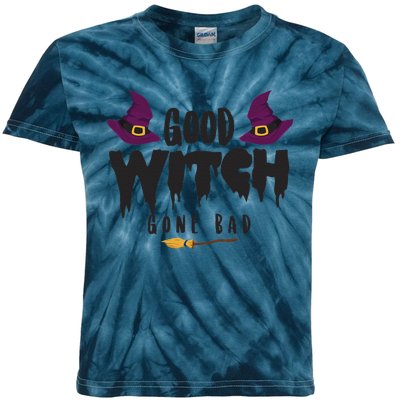 Good Witch Gone Bad Humor Kids Tie-Dye T-Shirt