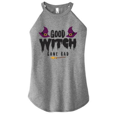 Good Witch Gone Bad Humor Women’s Perfect Tri Rocker Tank