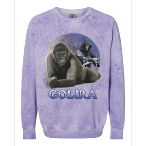 Golira Weird Gorilla Colorblast Crewneck Sweatshirt