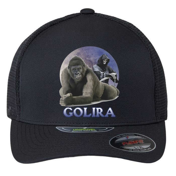 Golira Weird Gorilla Flexfit Unipanel Trucker Cap