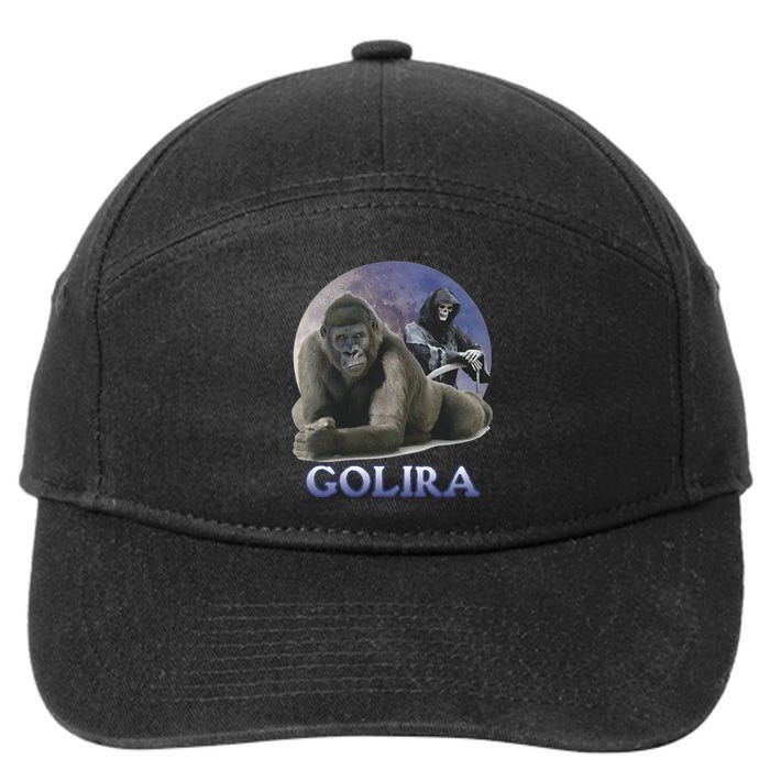 Golira Weird Gorilla 7-Panel Snapback Hat