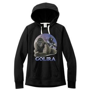 Golira Weird Gorilla Women's Fleece Hoodie