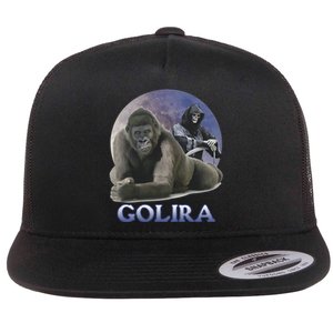 Golira Weird Gorilla Flat Bill Trucker Hat