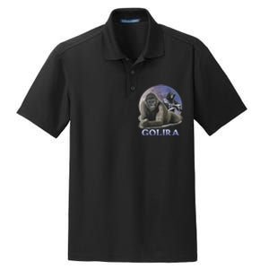 Golira Weird Gorilla Dry Zone Grid Polo