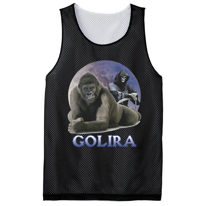 Golira Weird Gorilla Mesh Reversible Basketball Jersey Tank