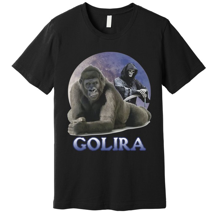 Golira Weird Gorilla Premium T-Shirt