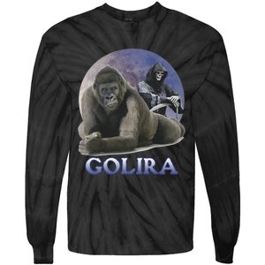 Golira Weird Gorilla Tie-Dye Long Sleeve Shirt