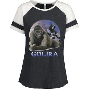 Golira Weird Gorilla Enza Ladies Jersey Colorblock Tee