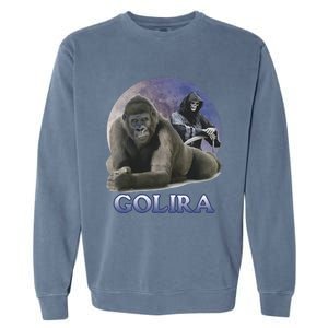 Golira Weird Gorilla Garment-Dyed Sweatshirt