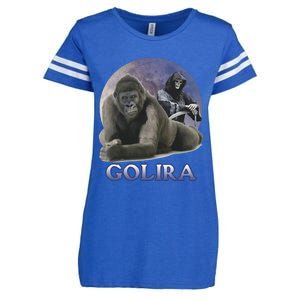 Golira Weird Gorilla Enza Ladies Jersey Football T-Shirt