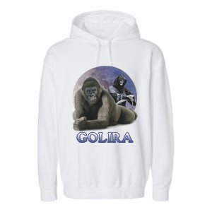 Golira Weird Gorilla Garment-Dyed Fleece Hoodie