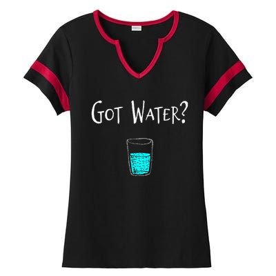 Got Water Ladies Halftime Notch Neck Tee