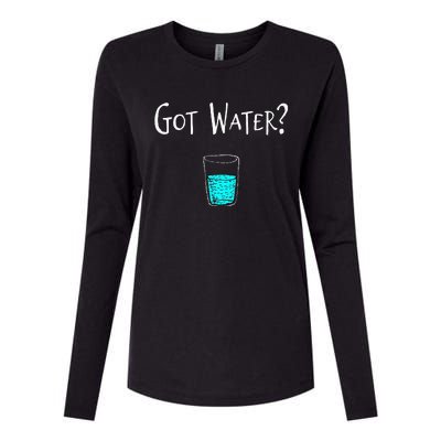 Got Water Womens Cotton Relaxed Long Sleeve T-Shirt