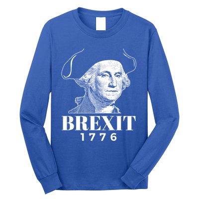 George Washington Gift Brexit 1776 Hooded Gift Long Sleeve Shirt