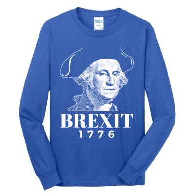 George Washington Gift Brexit 1776 Hooded Gift Tall Long Sleeve T-Shirt