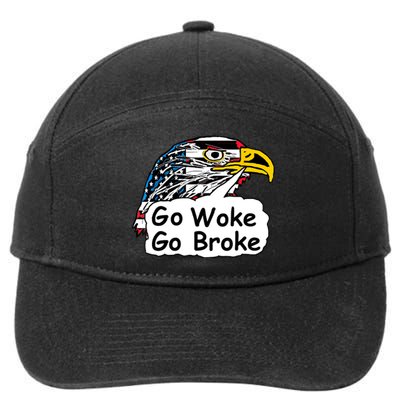 Go Woke Go Broke 7-Panel Snapback Hat