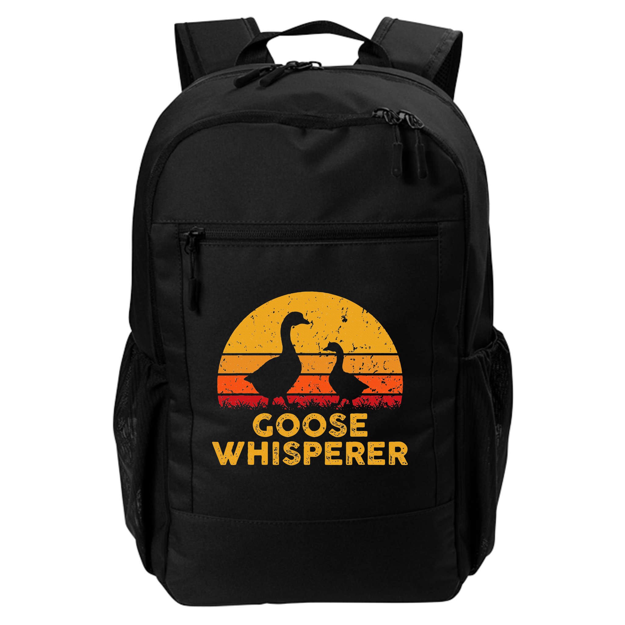 Goose Whisperer Geese Bird Hunter Breeders Poultry Farmers Backpack