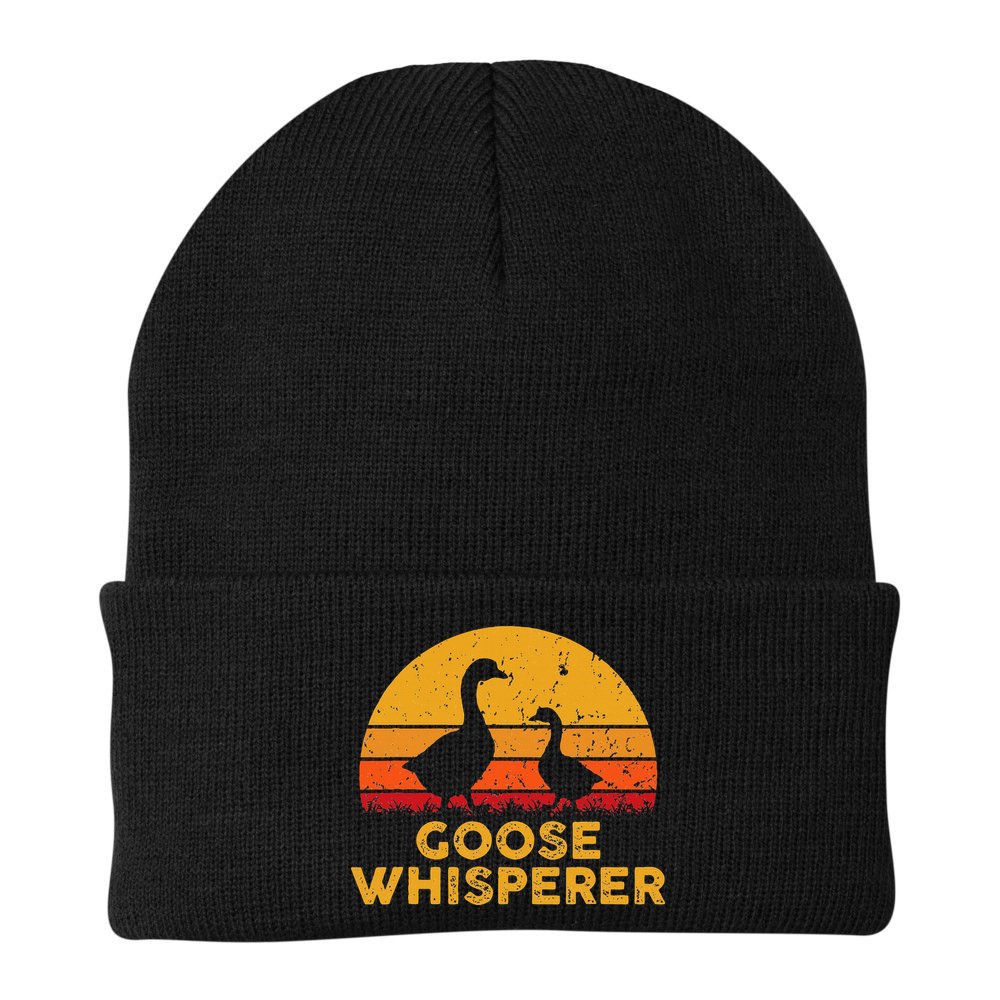Goose Whisperer Geese Bird Hunter Breeders Poultry Farmers Beanie