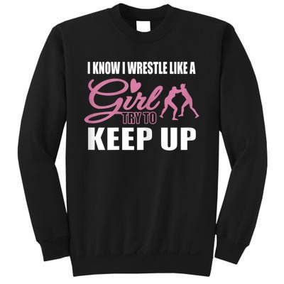 Girls Wrestling Sweatshirt