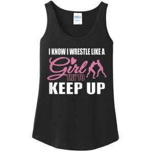 Girls Wrestling Ladies Essential Tank