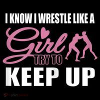 Girls Wrestling Baby Bodysuit