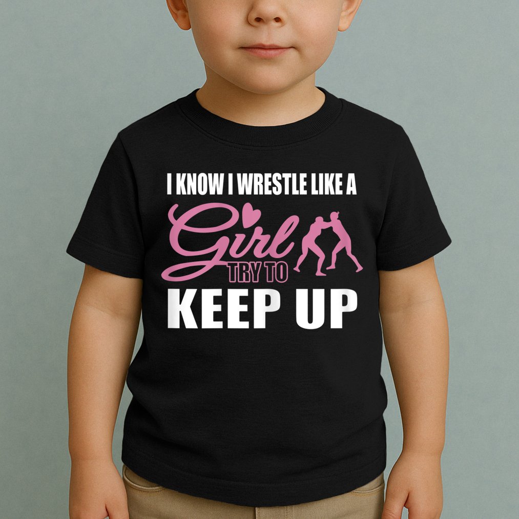 Girls Wrestling Toddler T-Shirt