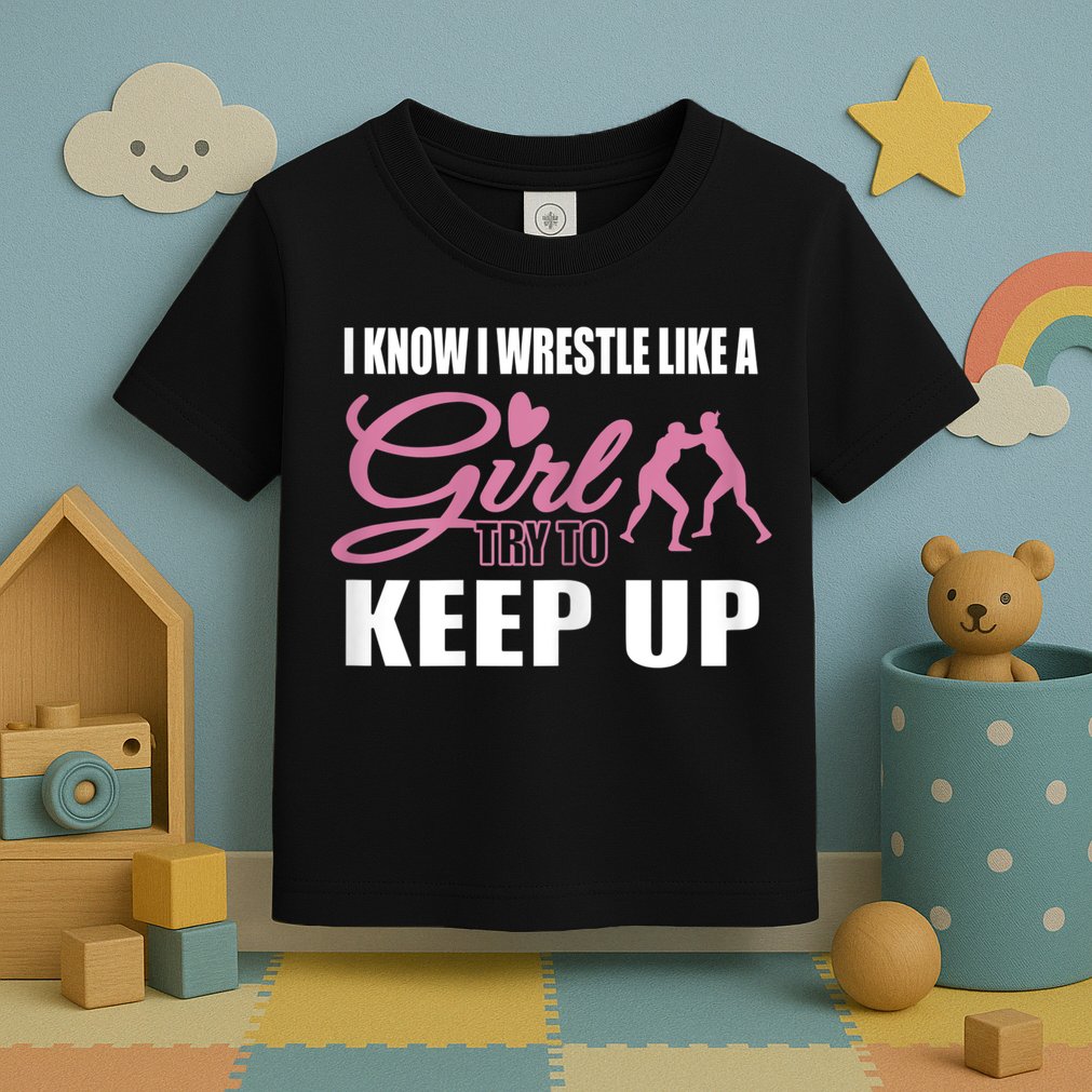 Girls Wrestling Toddler T-Shirt