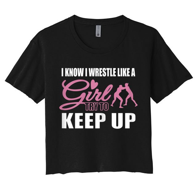 Girls Wrestling Crop Top
