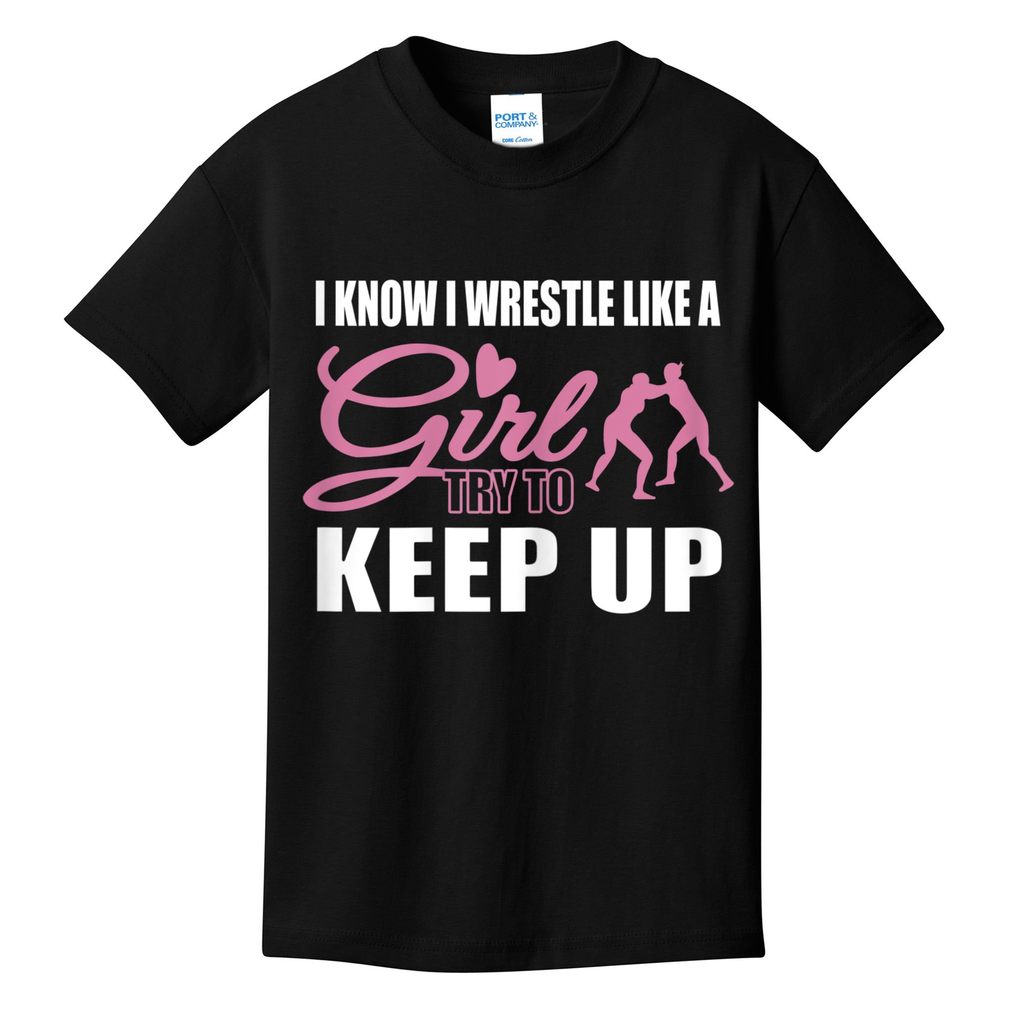 Girls Wrestling Kids T-Shirt