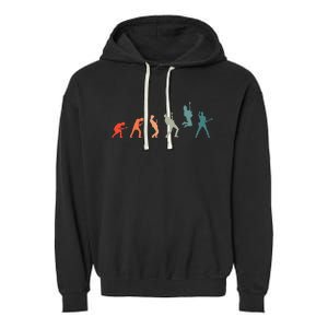 Guitarist With Guitar Evolution Garment-Dyed Fleece Hoodie