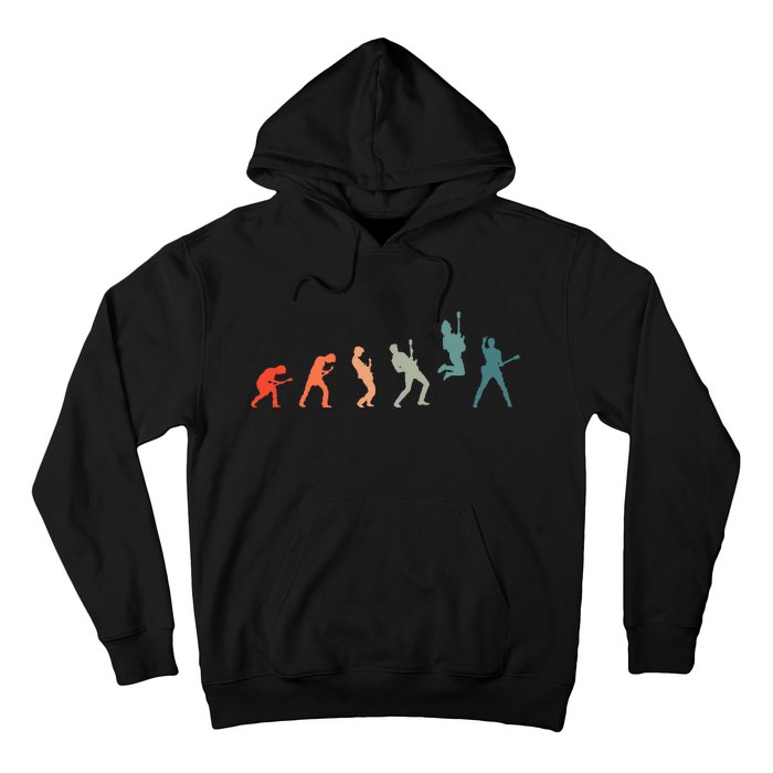 Guitarist With Guitar Evolution Hoodie