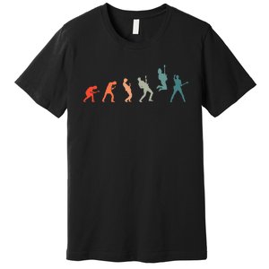 Guitarist With Guitar Evolution Premium T-Shirt