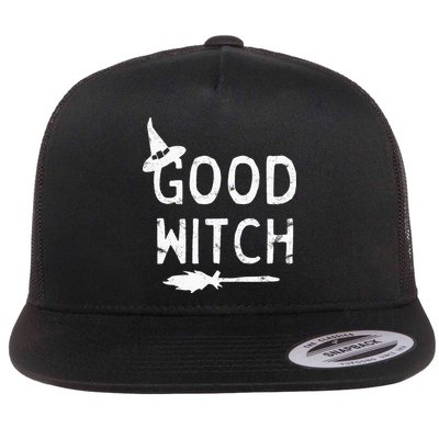 Good Witch Halloween Graphic October Flatbill Hat