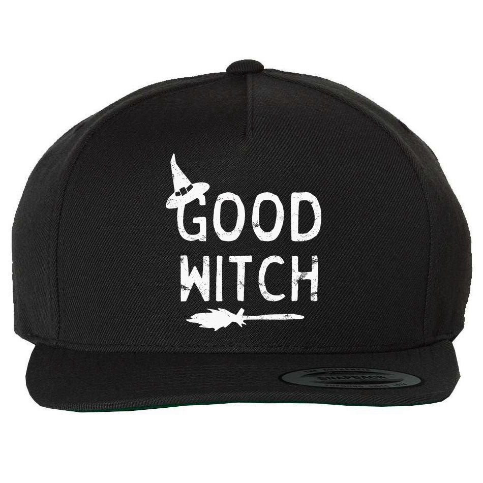 Good Witch Halloween Graphic October Wool Snapback Cap