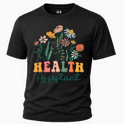 Groovy Wildflower Health Assistant Cooling Performance Crew T-Shirt