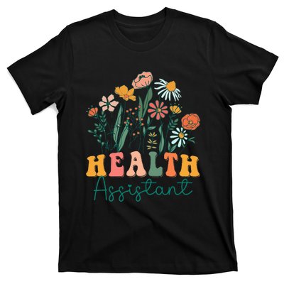 Groovy Wildflower Health Assistant T-Shirt