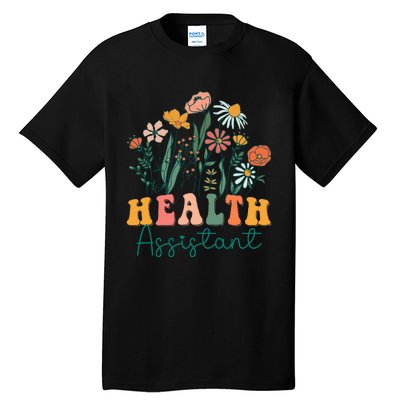 Groovy Wildflower Health Assistant Tall T-Shirt