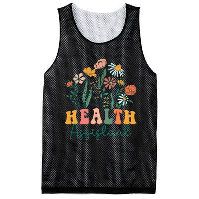 Groovy Wildflower Health Assistant Mesh Reversible Basketball Jersey Tank