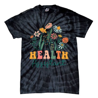 Groovy Wildflower Health Assistant Tie-Dye T-Shirt