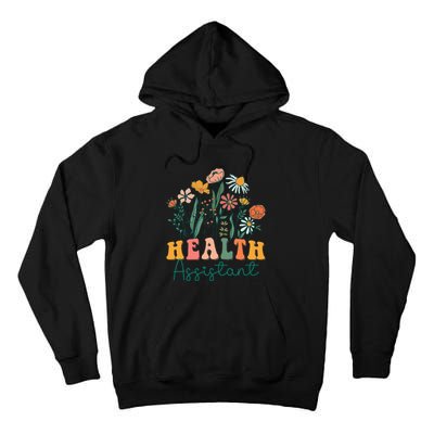 Groovy Wildflower Health Assistant Tall Hoodie