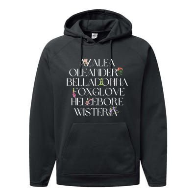 Garden Witchy Herbology Aqua Tofana Feminist Performance Fleece Hoodie