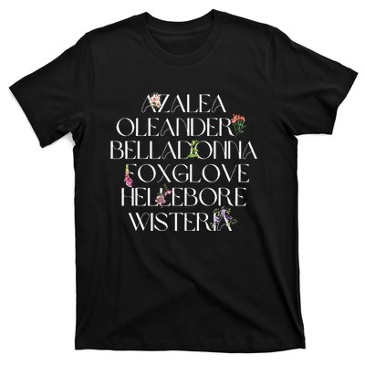 Garden Witchy Herbology Aqua Tofana Feminist T-Shirt