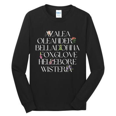 Garden Witchy Herbology Aqua Tofana Feminist Tall Long Sleeve T-Shirt