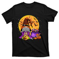 Gnome Witch Halloween Costume Pumpkin Autumn Fall Holiday T-Shirt