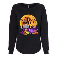 Gnome Witch Halloween Costume Pumpkin Autumn Fall Holiday Womens California Wash Sweatshirt